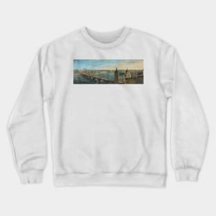 Panorama of Prague by Christian Ezdorf Crewneck Sweatshirt